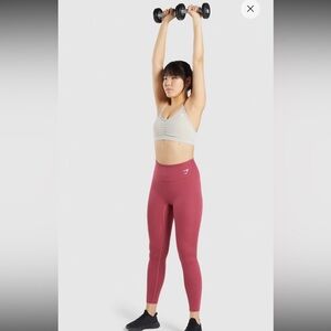 GymShark_Women's Burgundy Gym Leggings_XS